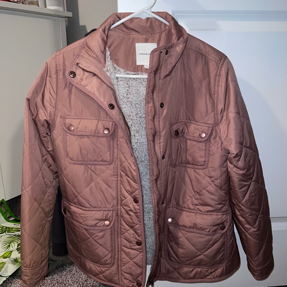 Thread & supply fleece jacket small